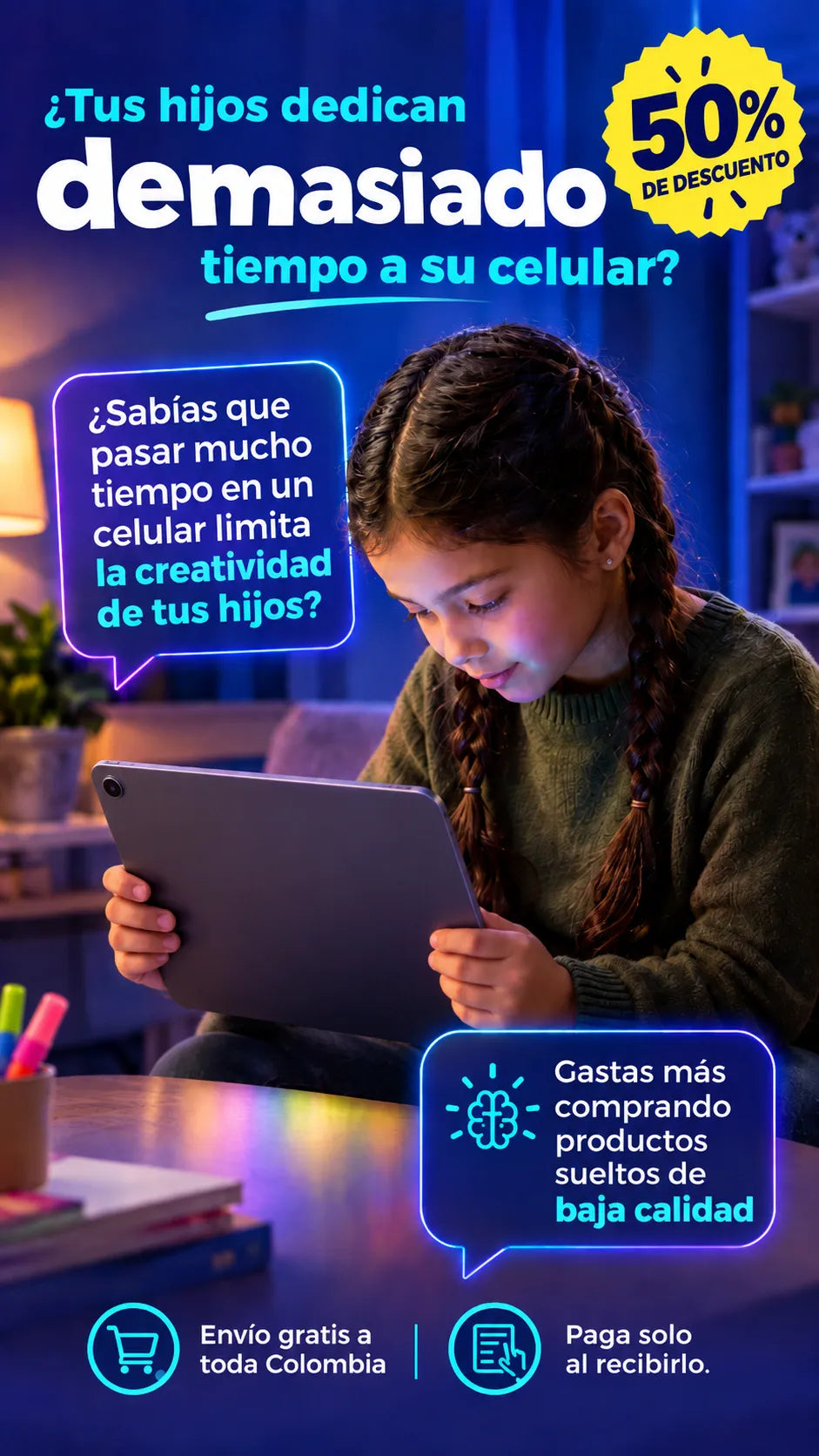 ¿Tus hijos pasan demasiado tiempo en el celular?