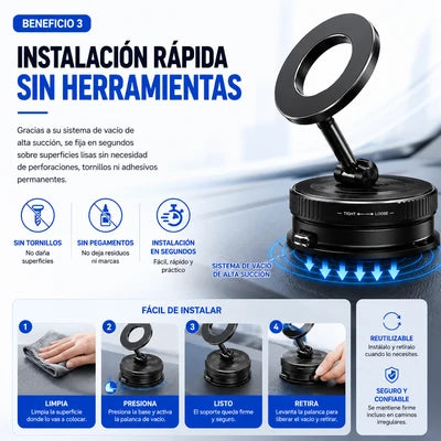 Instalación rápida sin herramientas