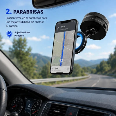 Úsalo en el parabrisas